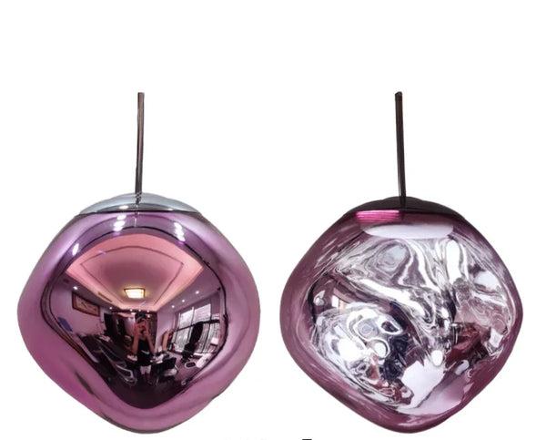 Nowoczesna Lampa Wisząca ze Szkła i Metalu – Minimalistyczna Lampa do Salonu, Idealna nad Stół, Elegancki Design 8