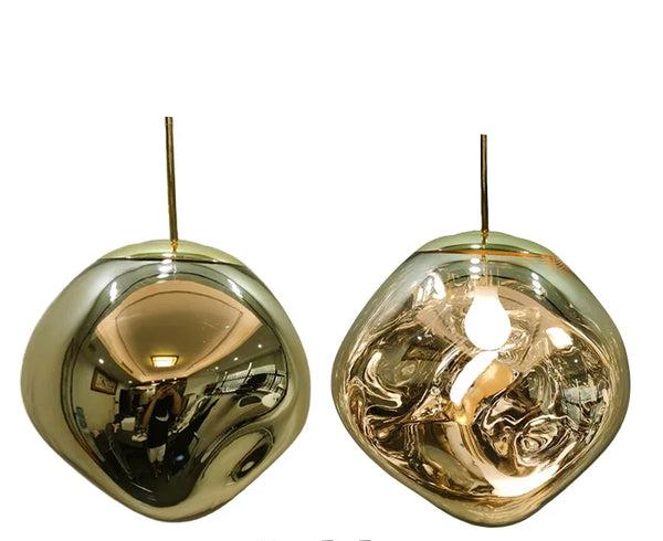 Nowoczesna Lampa Wisząca ze Szkła i Metalu – Minimalistyczna Lampa do Salonu, Idealna nad Stół, Elegancki Design 9