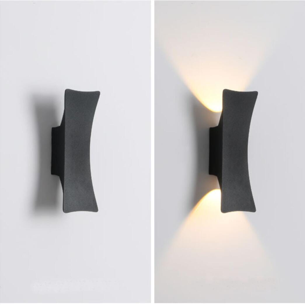 Nowoczesna Lampa Zewnętrzna z Aluminium – Owalna i Prostokątna, Odporna na Warunki Atmosferyczne, Idealna Nad Drzwi i na Dom 5