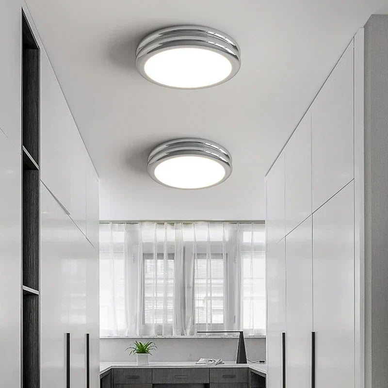 Nowoczesna Okrągła Lampa Sufitowa LED do Salonu – Minimalistyczny Design, Jasne Światło, Uniwersalne Zastosowanie 4