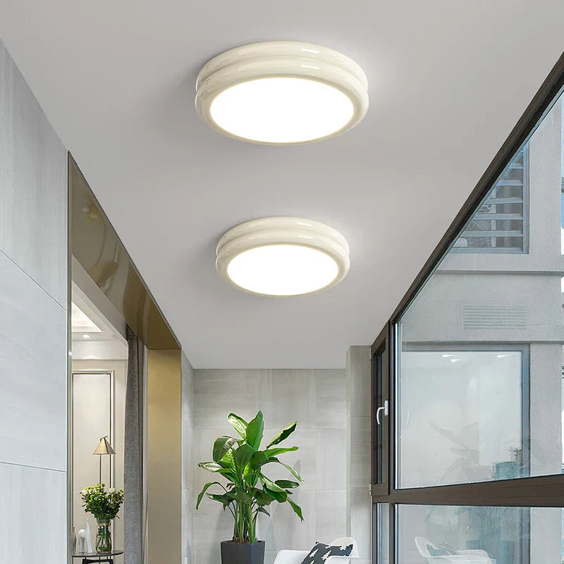 Nowoczesna Okrągła Lampa Sufitowa LED do Salonu – Minimalistyczny Design, Jasne Światło, Uniwersalne Zastosowanie 6