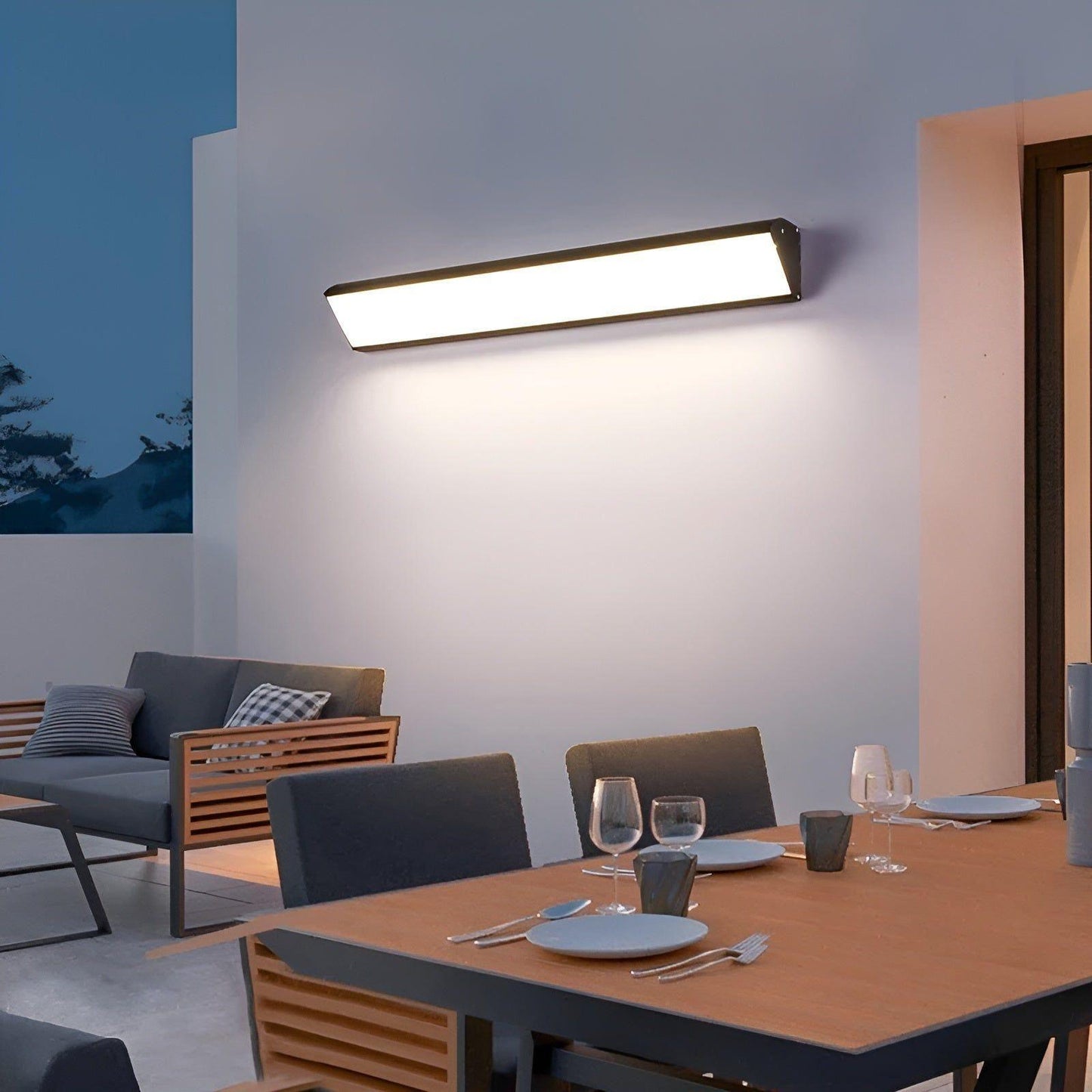 Nowoczesna Wodoodporna Lampa Ogrodowa LED do Ogród i Taras – Stylowa Wandleuchte z Aluminium 2