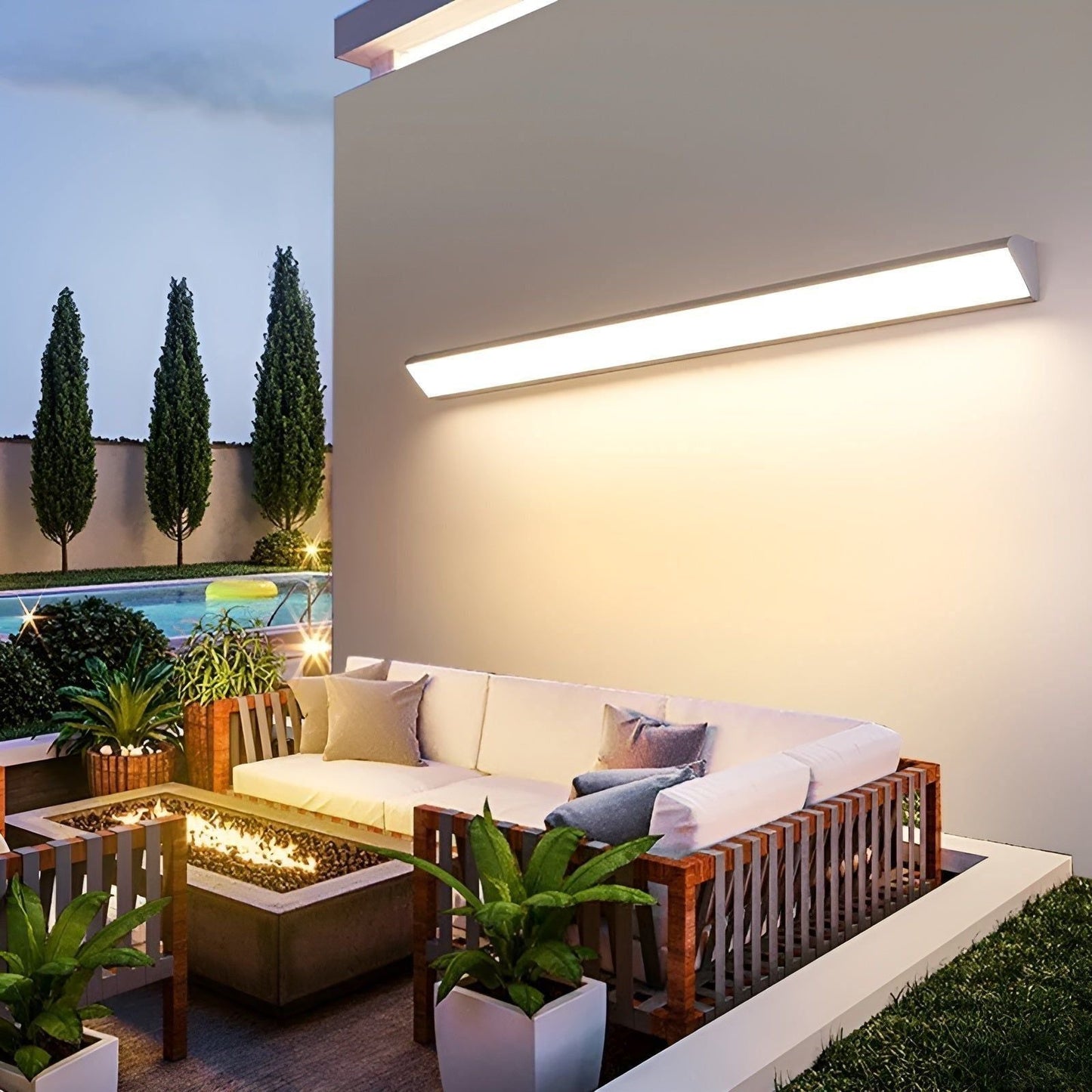 Nowoczesna Wodoodporna Lampa Ogrodowa LED do Ogród i Taras – Stylowa Wandleuchte z Aluminium 3