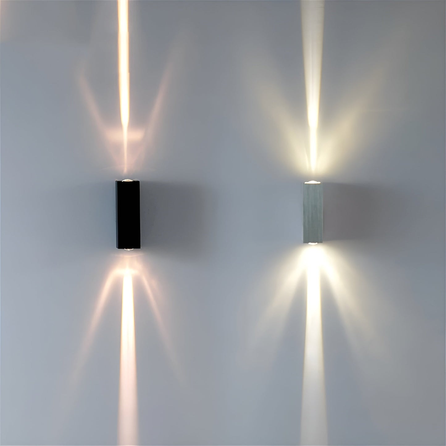 Nowoczesna lampa ścienna z aluminium – Wodoodporna lampa zewnętrzna do ogrodu i na taras, energooszczędna technologia LED 3