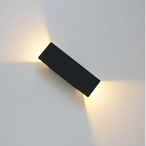 Nowoczesny Kinkiet Ścienny LED Up and Down, Lampa na Ścianę z Aluminium, Stylowy Design do Wnętrz, Efektywne Oświetlenie 6W 7