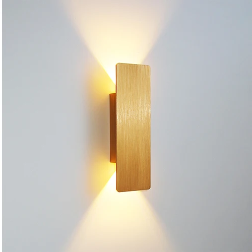 Nowoczesny Kinkiet Ścienny LED Up and Down, Lampa na Ścianę z Aluminium, Stylowy Design do Wnętrz, Efektywne Oświetlenie 6W 8