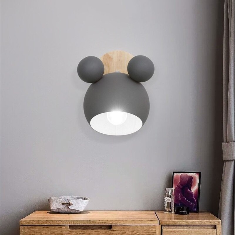 Nowoczesny Kinkiet Ścienny LED do Pokoju Dziecięcego z Żelaza – Lampa na Ścianę, Łatwy Montaż, Oświetlenie 3-5 m² 7