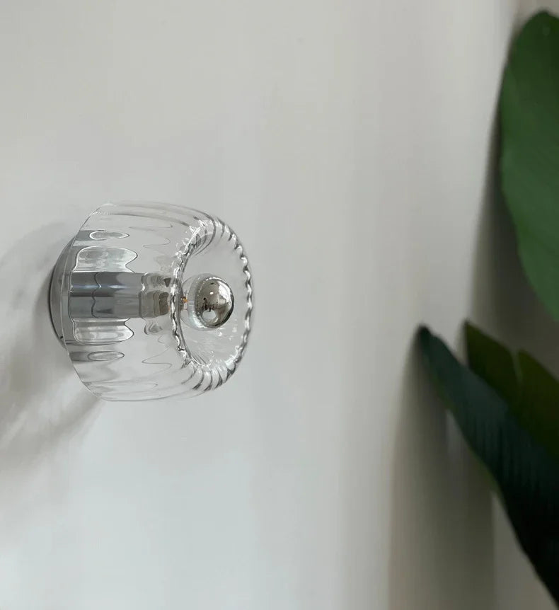 Nowoczesny Kinkiet Ścienny w Stylu Bauhaus z Metalu i Szkła – Lampa na Ścianę do Salonu i Korytarza 4