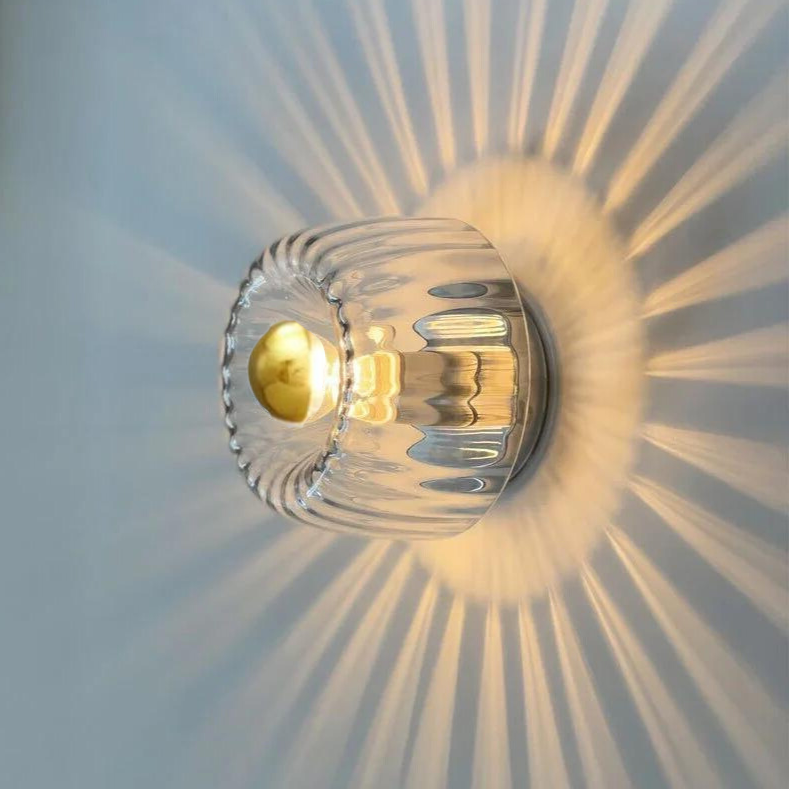 Nowoczesny Kinkiet Ścienny w Stylu Bauhaus z Metalu i Szkła – Lampa na Ścianę do Salonu i Korytarza 9