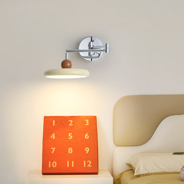 Nowoczesny Kinkiet Ścienny z Regulowanym Ramieniem – Lampa na Ścianę do Sypialni i Salonu, Metalowa, Minimalistyczna, 20 cm x 12 cm 3