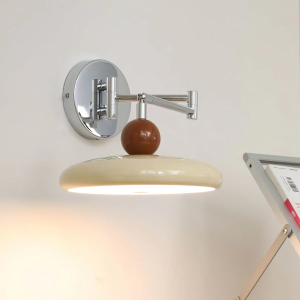 Nowoczesny Kinkiet Ścienny z Regulowanym Ramieniem – Lampa na Ścianę do Sypialni i Salonu, Metalowa, Minimalistyczna, 20 cm x 12 cm 6