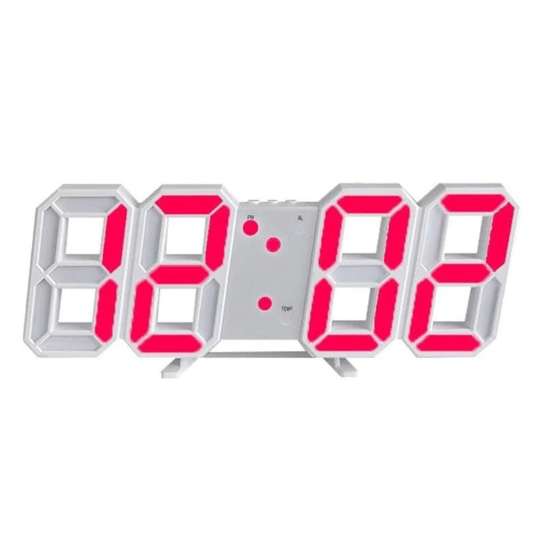 Nowoczesny Zegar Ścienny LED 3D – Cyfrowy Zegar na Ścianę do Salonu i Biura, Minimalistyczny Design 6