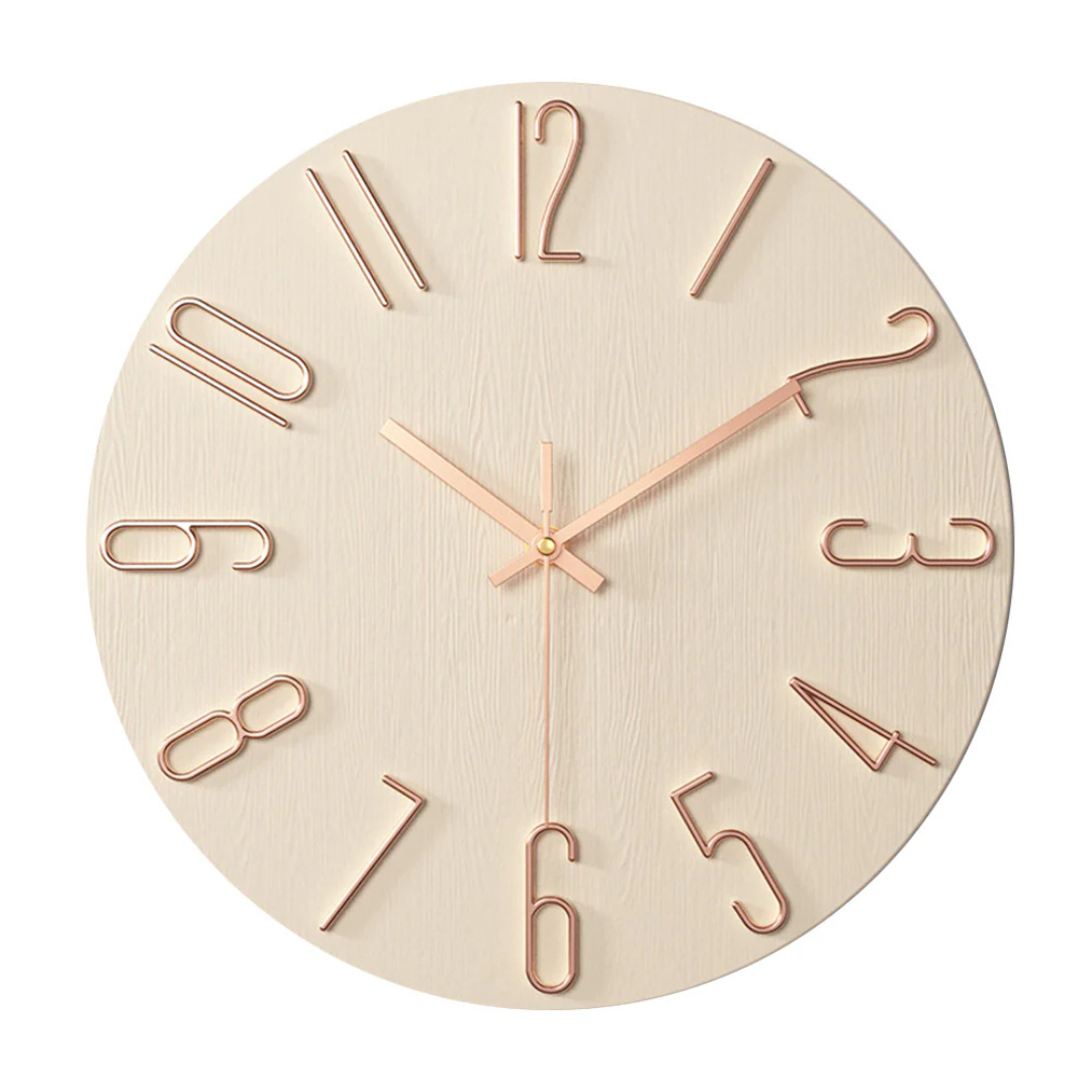 Nowoczesny Zegar Ścienny Minimalistyczny 30 cm z Cichym Mechanizmem – Idealny Zegar do Salonu 7