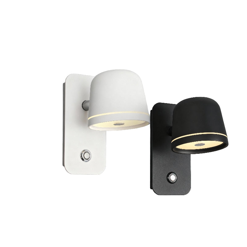 Nowoczesny kinkiet ścienny LED – Ściemniana lampka do sypialni z dotykowym sterowaniem i obrotowym ramieniem 1