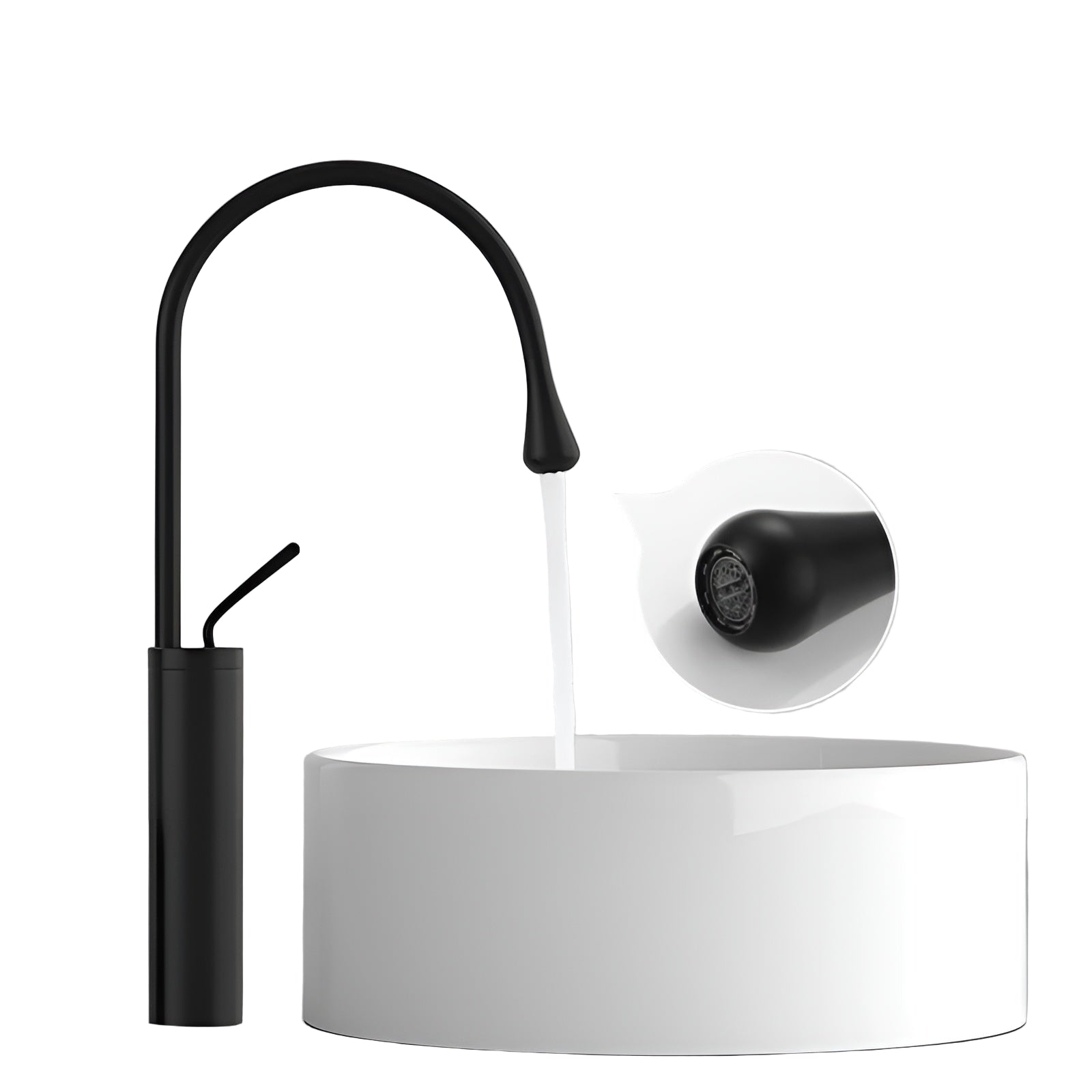 Obrotowy metalowy kran – elegancki design do kuchni i łazienki z obrotem 360° zapewniającym optymalną swobodę ruchu 3