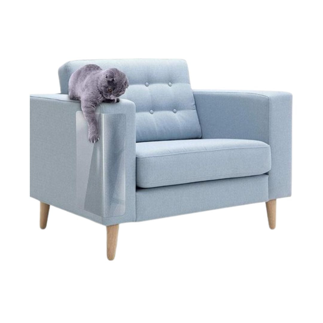 Ochrona Sofy Przed Drapaniem przez Kota – 4 Sztuki, Przezroczysty, Łatwy Montaż, Ekologiczny, Stylowy Design 0