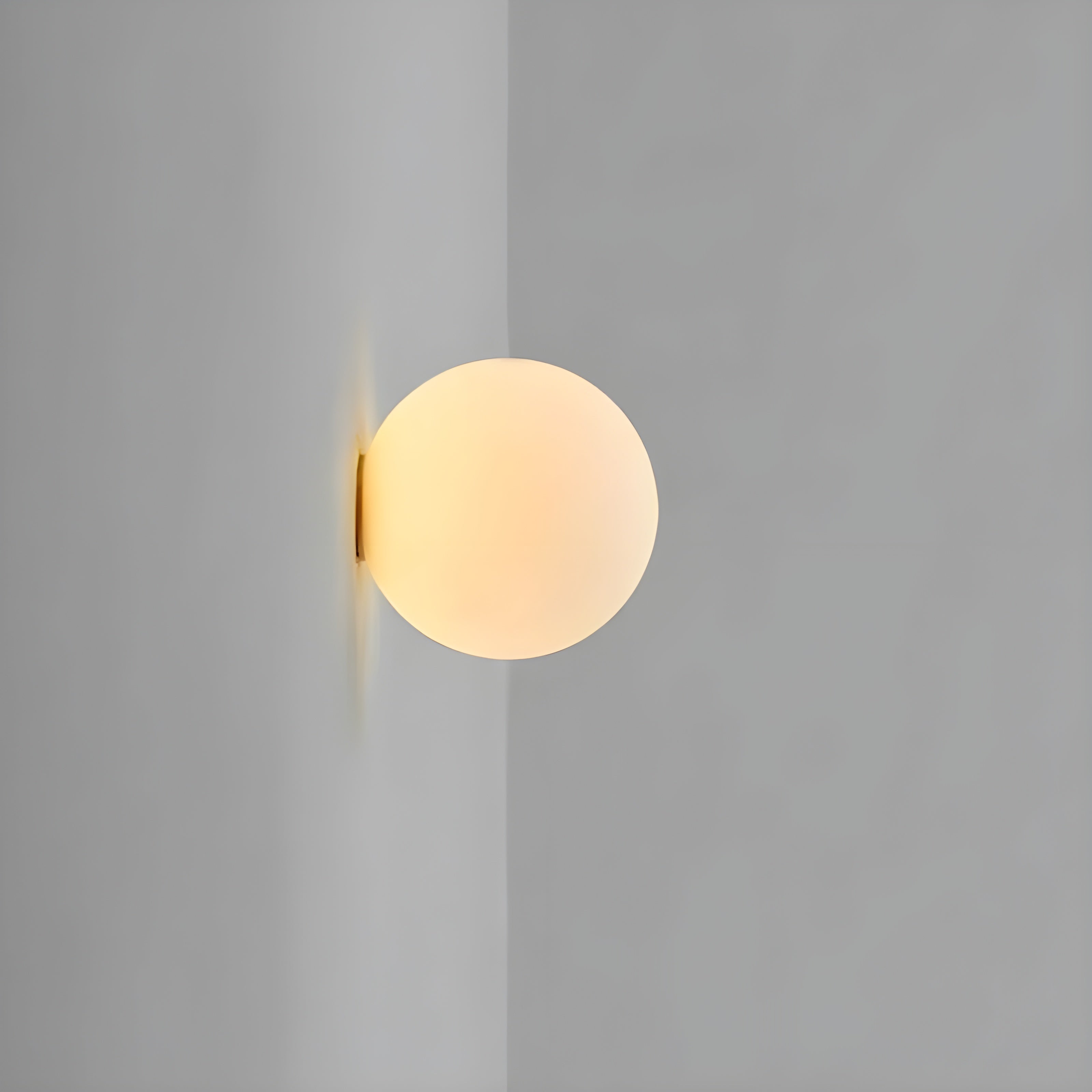 Okrągły Kinkiet Nowoczesny do Sypialni – Elegancki Szklany Design, Łatwa Instalacja Kinkiet Ścienny 8