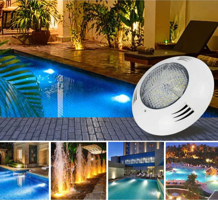 Oświetlenie Basenowe LED 360 RGB, Wodoodporne IP68, 7 Kolorów, 3 Tryby – 36W, 3600 Lumenów, Energooszczędne 6