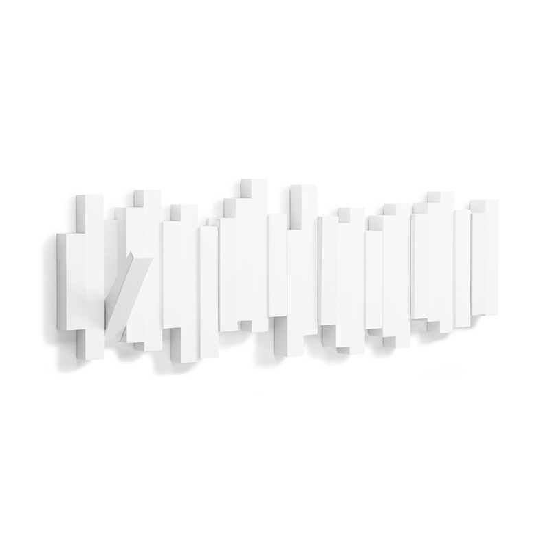 Plastikowy wieszak ścienny – eleganckie i oszczędzające miejsce rozwiązanie do przedpokoju | Minimalistyczny design i łatwy montaż 6