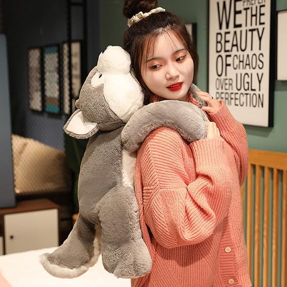 Pluszowy Wilk z Hipoalergicznym Wypełnieniem – Miękka Maskotka do Relaksu i Snów, 30 cm 1