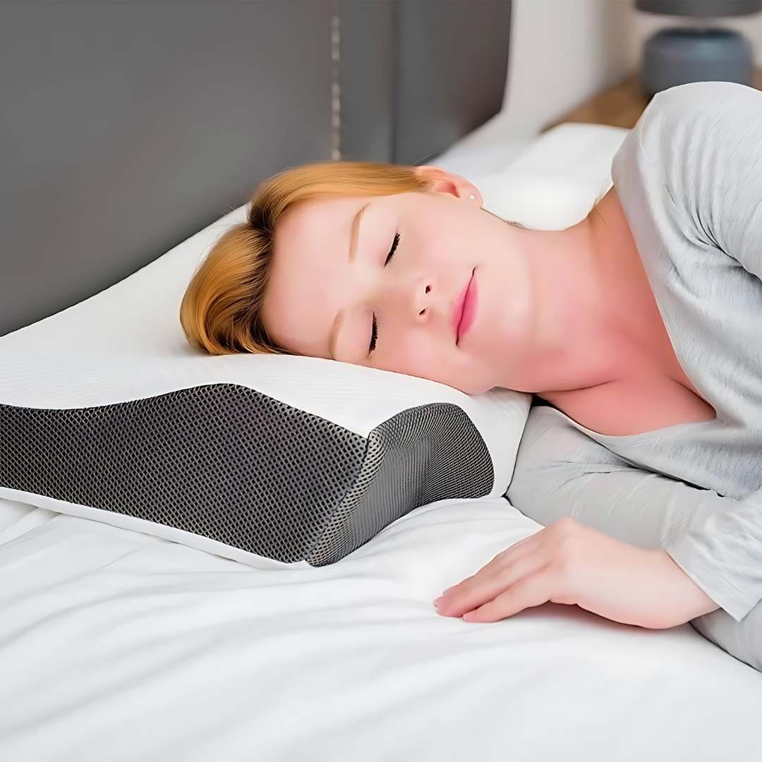Poduszka Ortopedyczna do Spania z Memory Foam – Ergonomiczna Poduszka na Bok, Wsparcie dla Szyi, Redukcja Bólu, Standardowy Rozmiar 1
