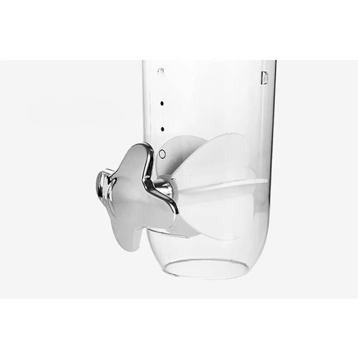 Podwójny Dozownik na Żywność z Systemem Zamknięcia – Przezroczysty Organizer do Müsli, Nasion, Ryżu i Kawy 4