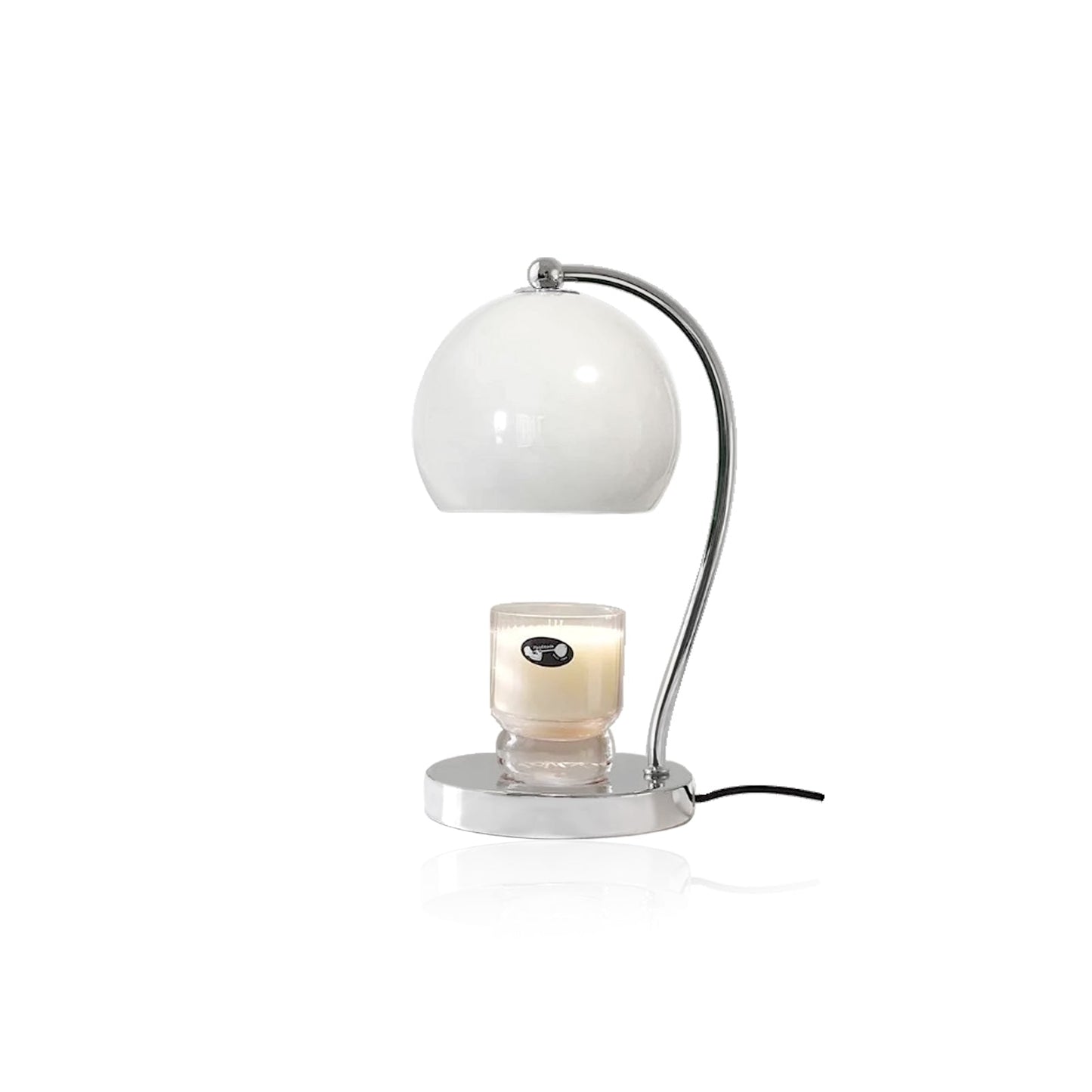 Retro Metalowy Podgrzewacz Świec z Regulacją Jasności – Elegancka Lampa Stołowa do Wnętrza 0