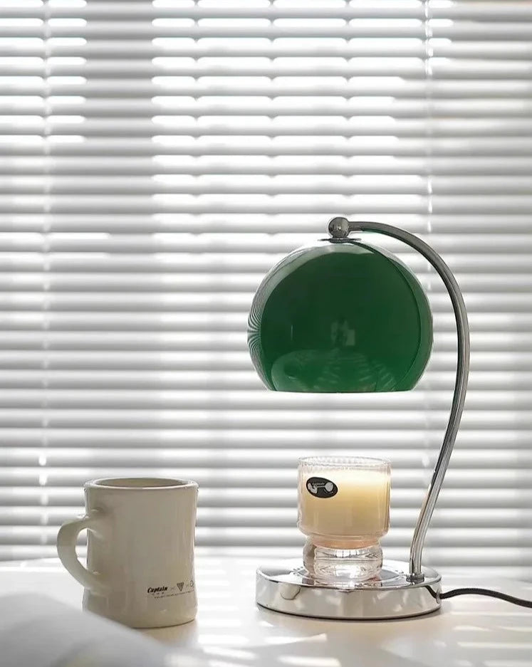 Retro Metalowy Podgrzewacz Świec z Regulacją Jasności – Elegancka Lampa Stołowa do Wnętrza 8