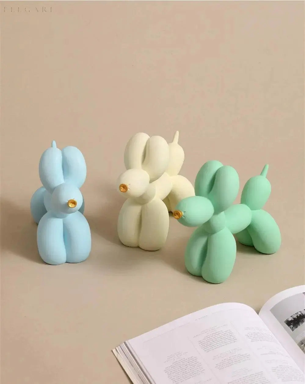 Rzeźba Kumo – Elegancka Inflatable Statua w Różnorodnych Kolorach, Wysokiej Jakości Żywica Epoksydowa, 23 cm x 9 cm x 18 cm 8