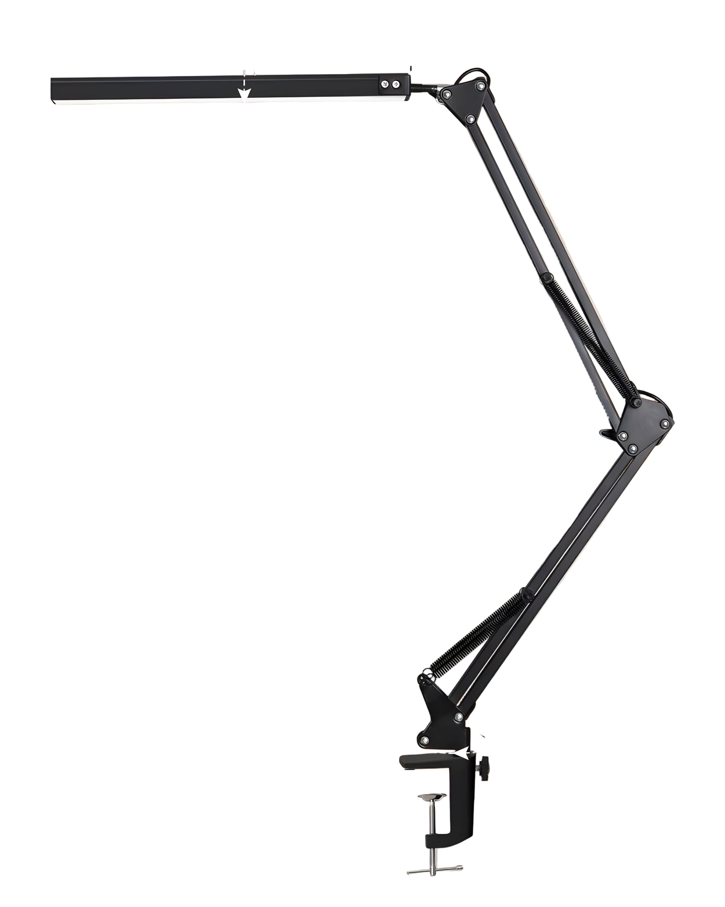 Lampa biurkowa LED z regulowanym ramieniem – 5 trybów i 11 poziomów jasności, idealna do pracy i nauki
