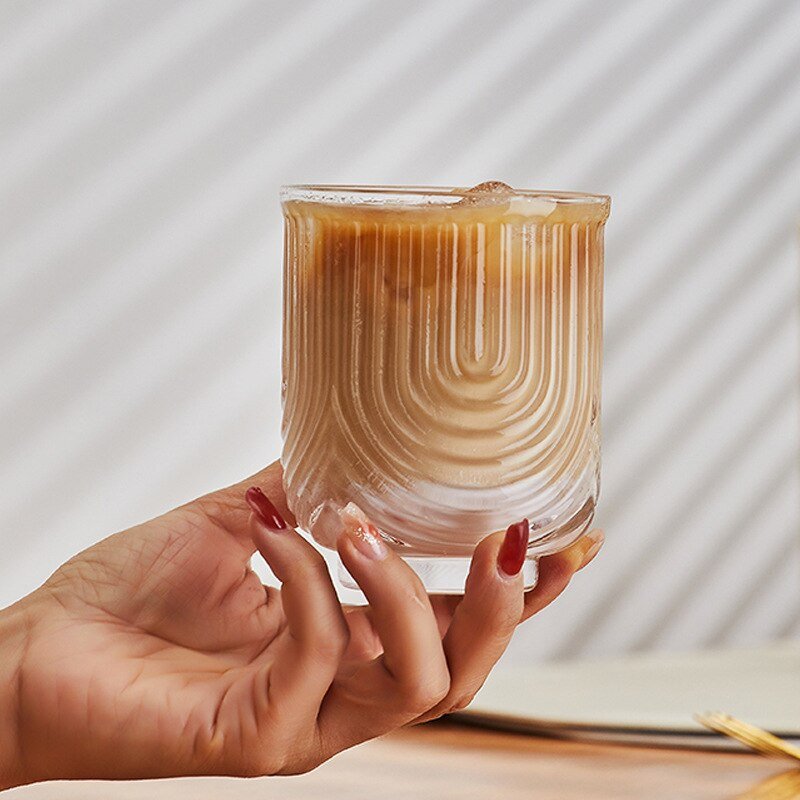 Szklanka do Kawy American Ice Latte – Elegancka Szklanka Kawaii do Zimnych Napojów, Idealna na Szklanki do Latte 2