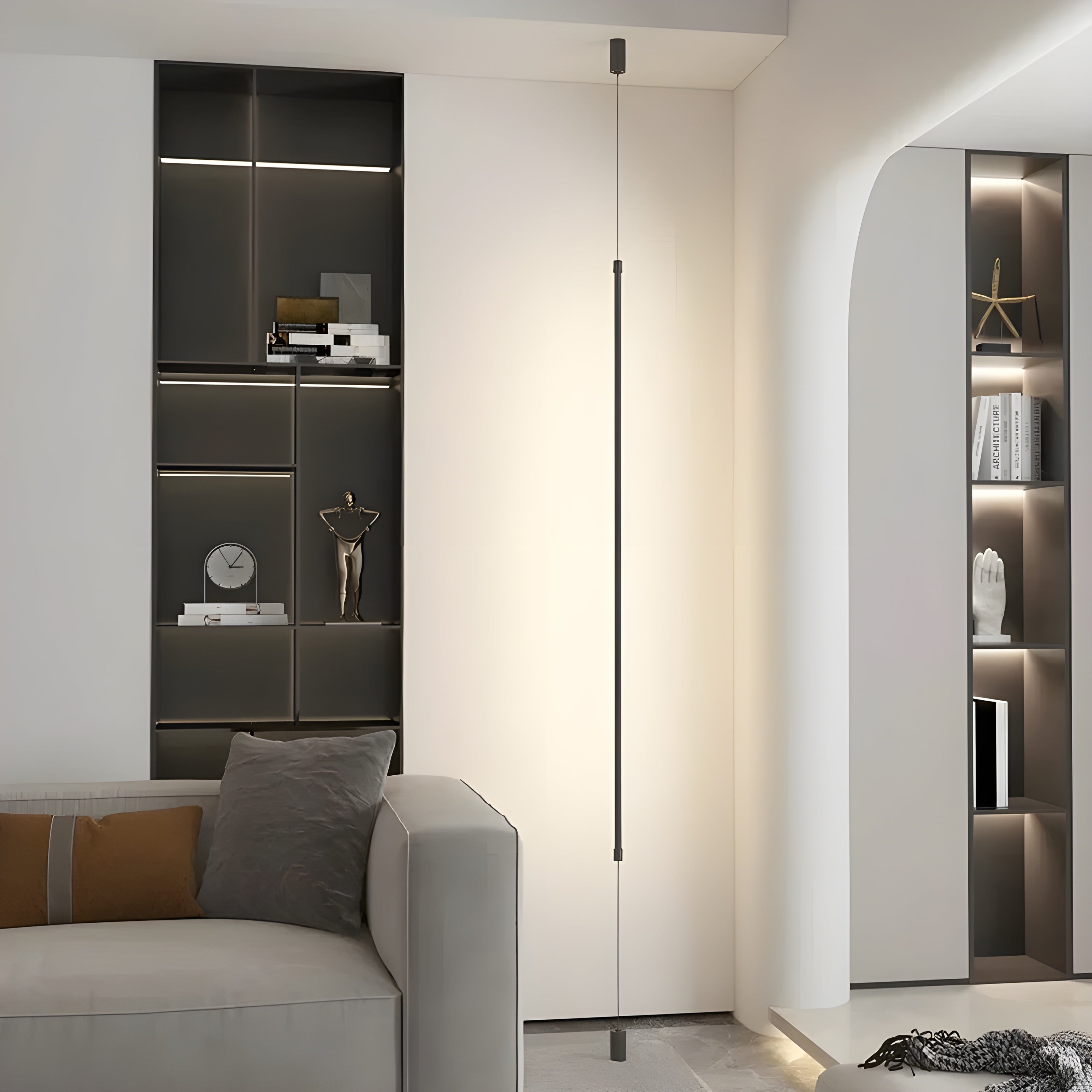 Wana Lampa Stojąca Czarna LED – Nowoczesny Minimalistyczny Design do Każdego Wnętrza lampa podłogowa 2