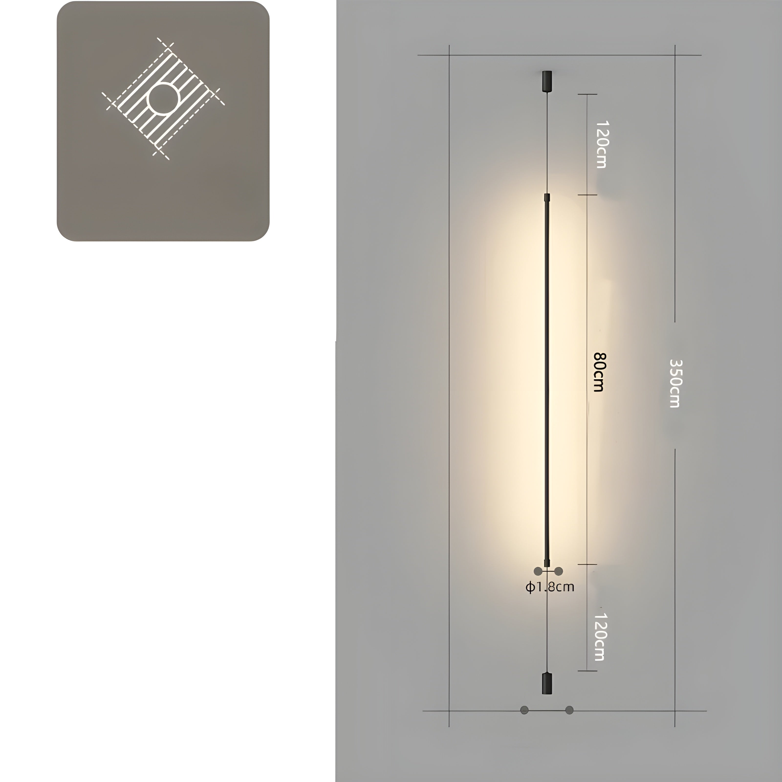 Wana Lampa Stojąca Czarna LED – Nowoczesny Minimalistyczny Design do Każdego Wnętrza lampa podłogowa 3