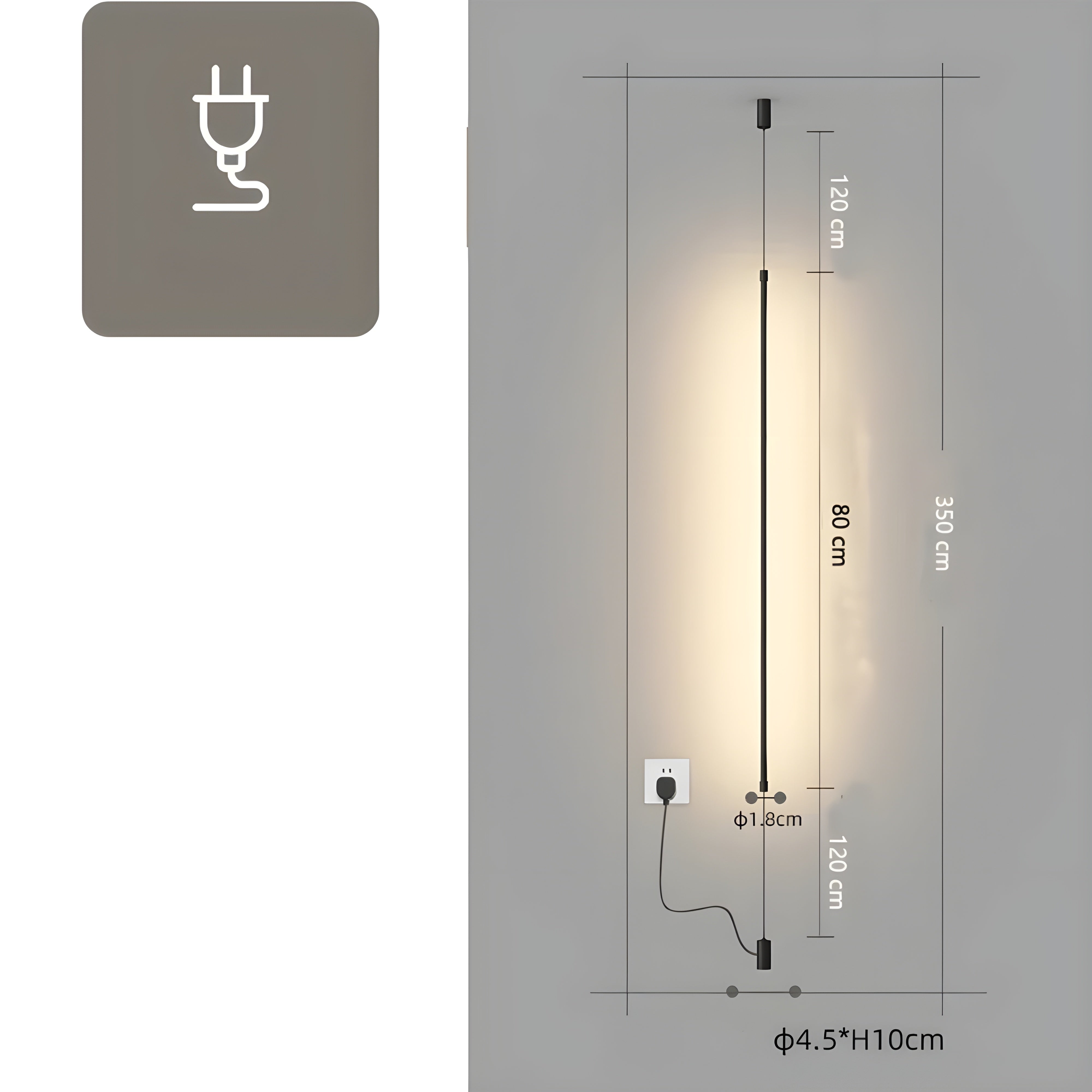 Wana Lampa Stojąca Czarna LED – Nowoczesny Minimalistyczny Design do Każdego Wnętrza lampa podłogowa 5