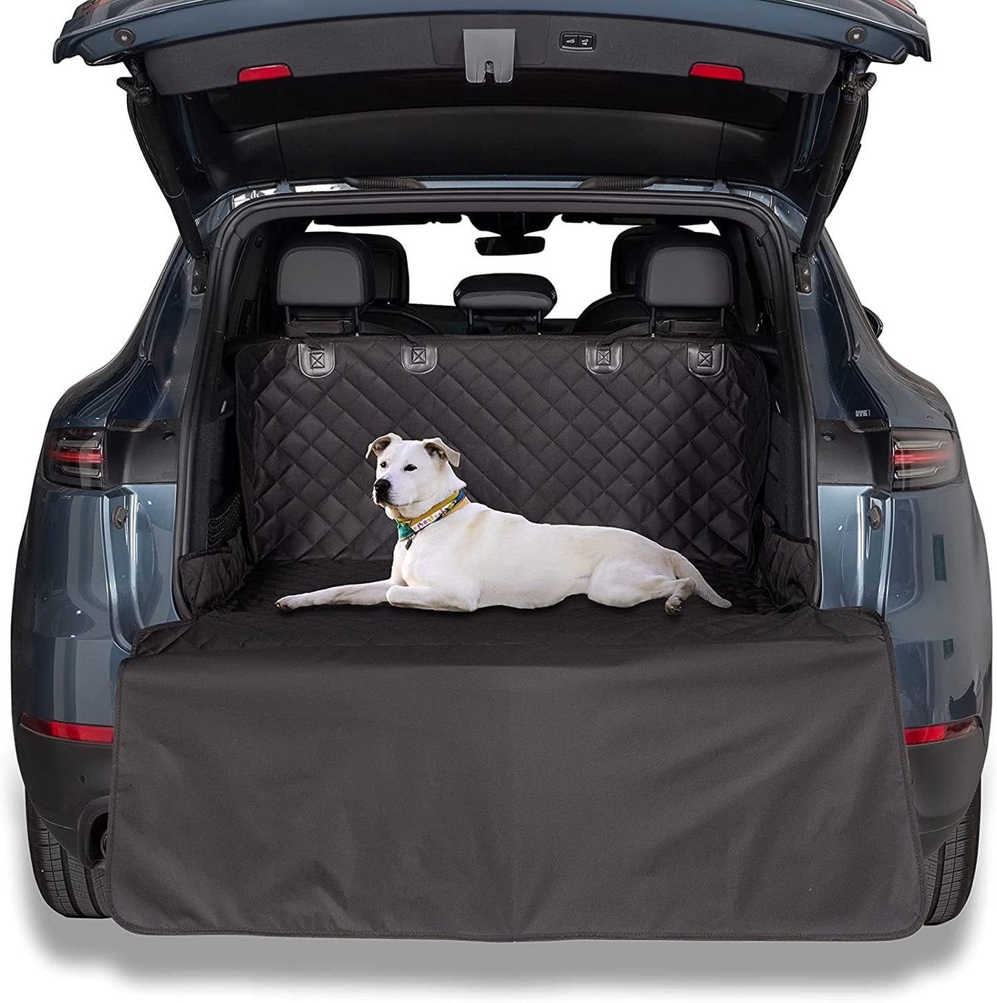 Wodoodporna Osłona Bagażnika SUV – Trwała Pokrywa Ochronna z Materiału 600D Oxford, Idealna dla Zwierząt, Łatwa w Czyszczeniu, 47x103 cm 1