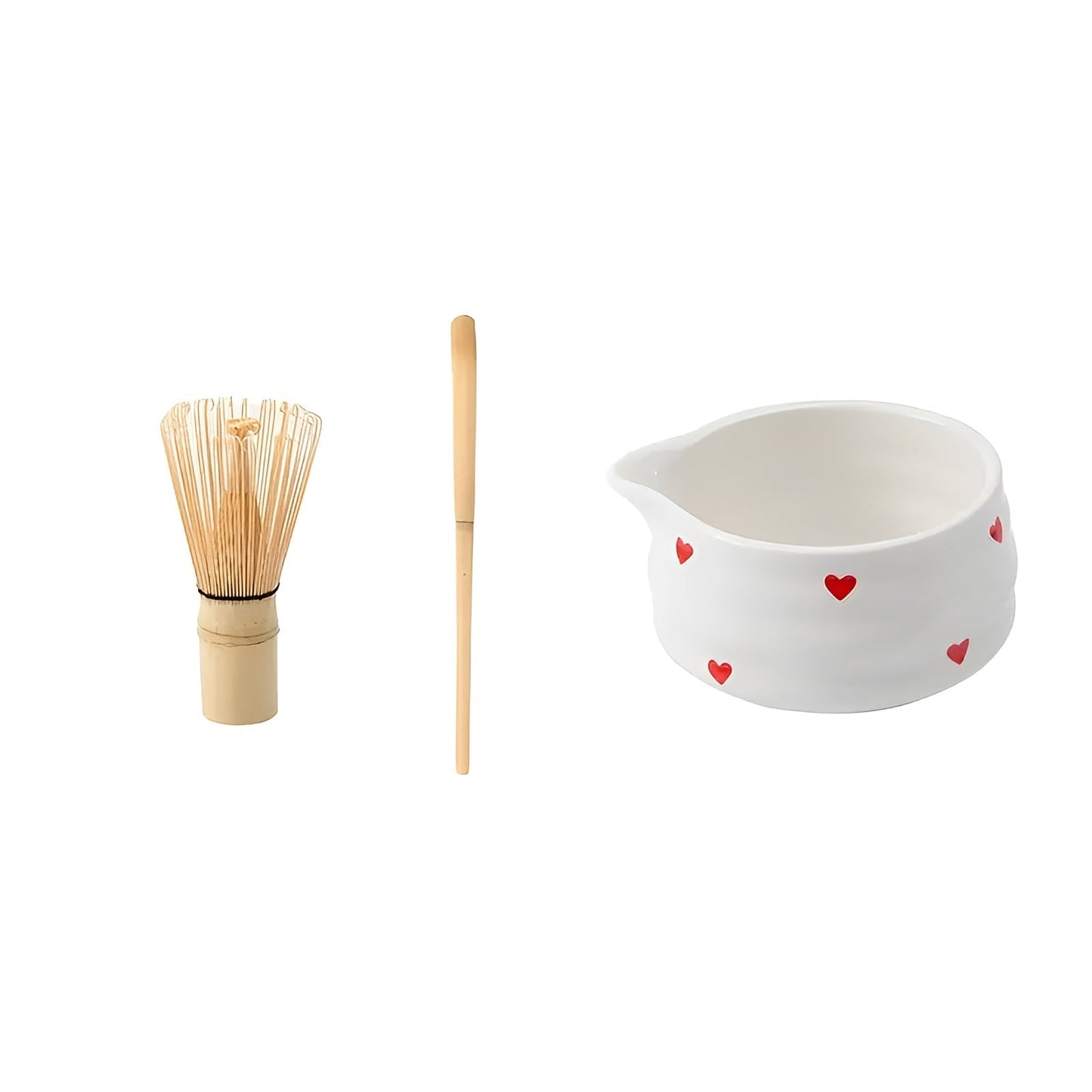 Zestaw do Matcha z Czarką 500 ml, Bambusową Trzepaczką i Akcesoriami do Robienia Matchy - Ceremonialny Zestaw do Herbaty 2