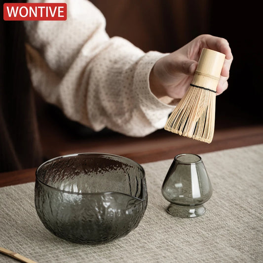 Zestaw do Matchy 5-częściowy z Miską i Trzepaczką – Elegancki Zestaw Herbat na Prezent dla Miłośników Herbaty 0