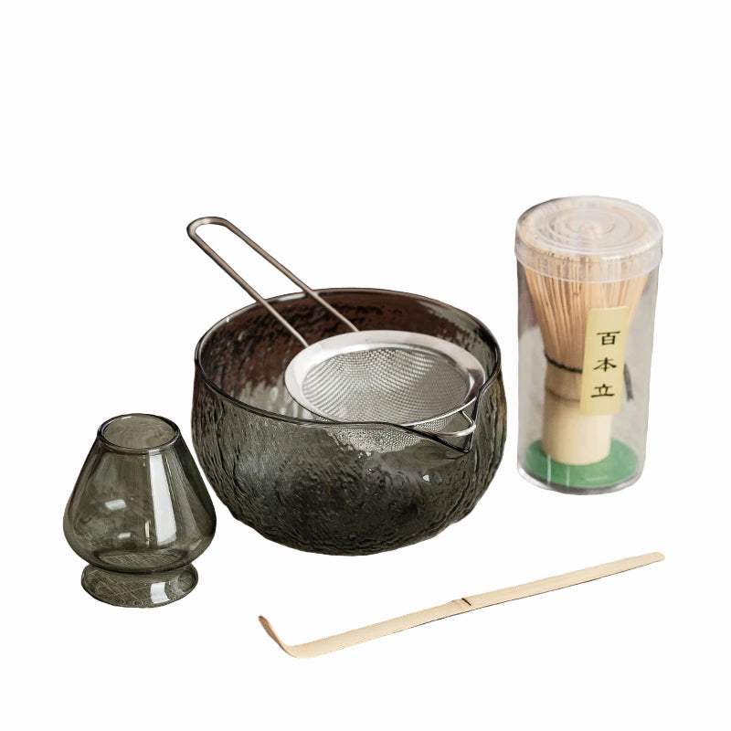 Zestaw do Matchy 5-częściowy z Miską i Trzepaczką – Elegancki Zestaw Herbat na Prezent dla Miłośników Herbaty 1