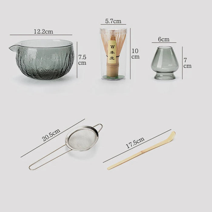 Zestaw do Matchy 5-częściowy z Miską i Trzepaczką – Elegancki Zestaw Herbat na Prezent dla Miłośników Herbaty 2