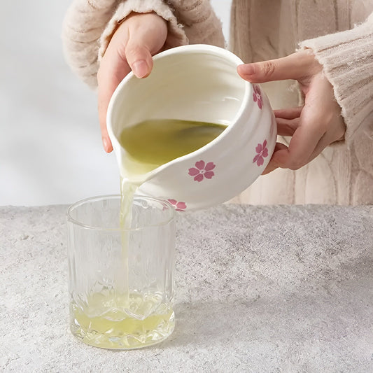 Zestaw do Parzenia Herbaty Matcha z Ceramiki, Bambusowym Whisk i Sitkiem – Elegancki Zestaw do Herbaty z Japońskim Designem 1