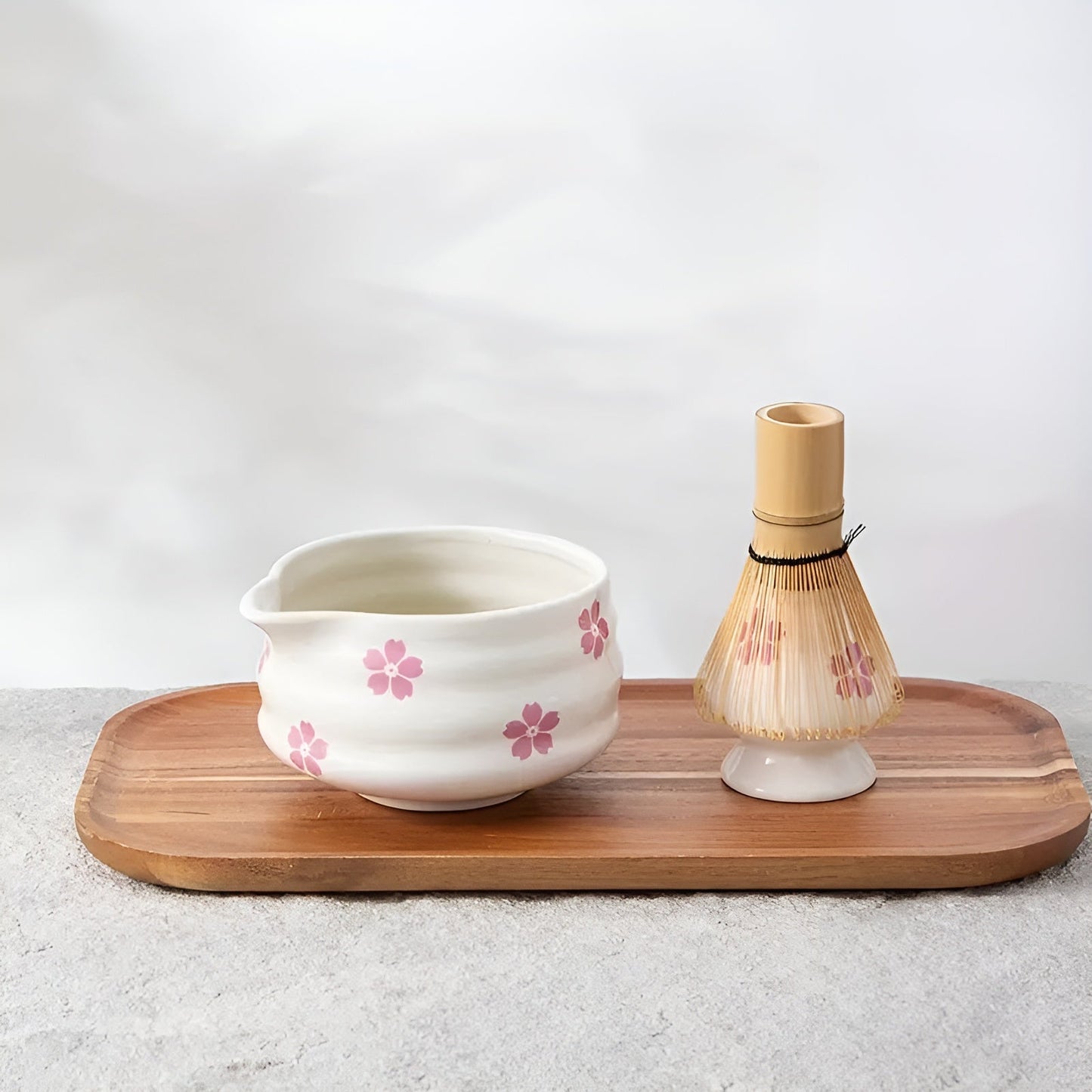 Zestaw do Parzenia Herbaty Matcha z Ceramiki, Bambusowym Whisk i Sitkiem – Elegancki Zestaw do Herbaty z Japońskim Designem 6