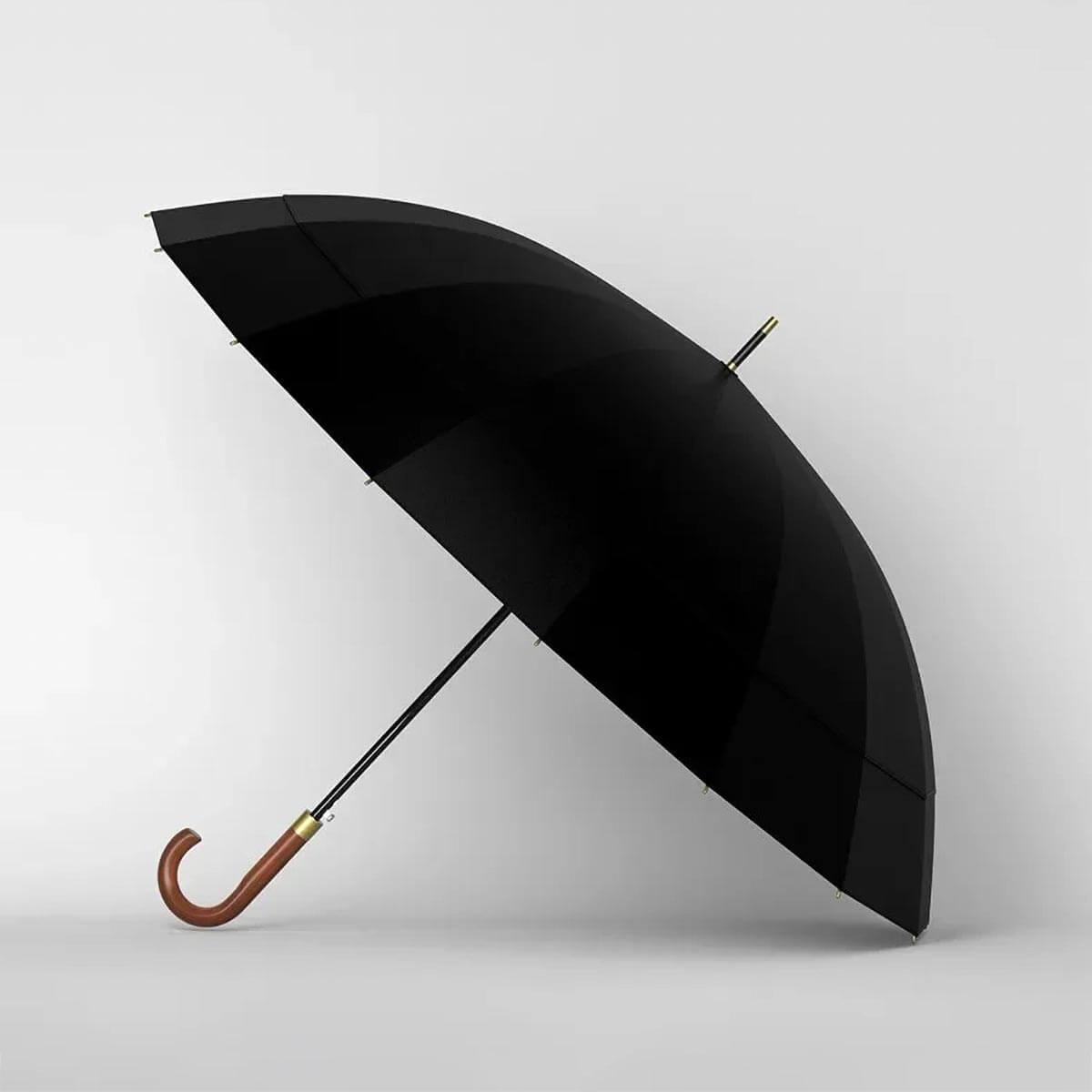Duży parasol japoński odporny na wiatr – widok ogólny