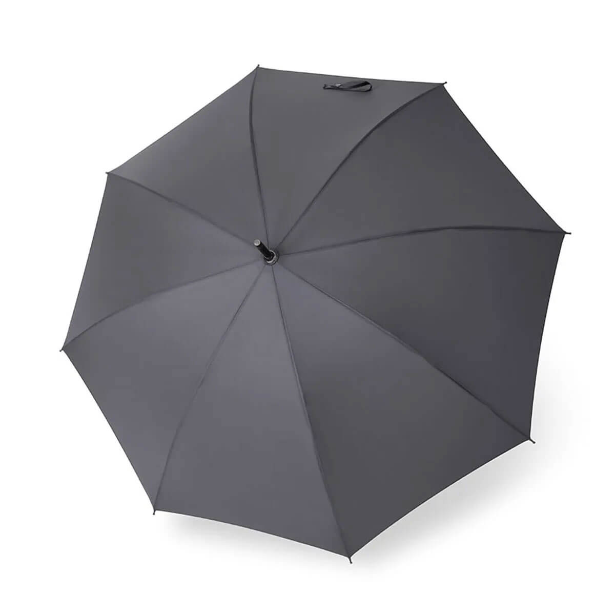 Parasol biznesowy z drewnianą rączką i szeroką czaszą