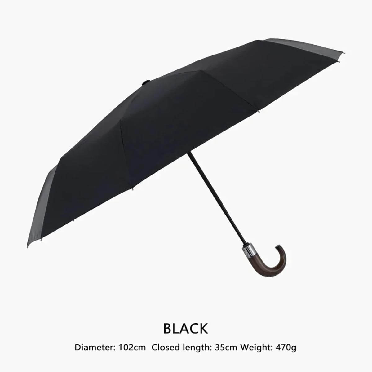 Parasol z drewnianą rączką – elegancki i solidny