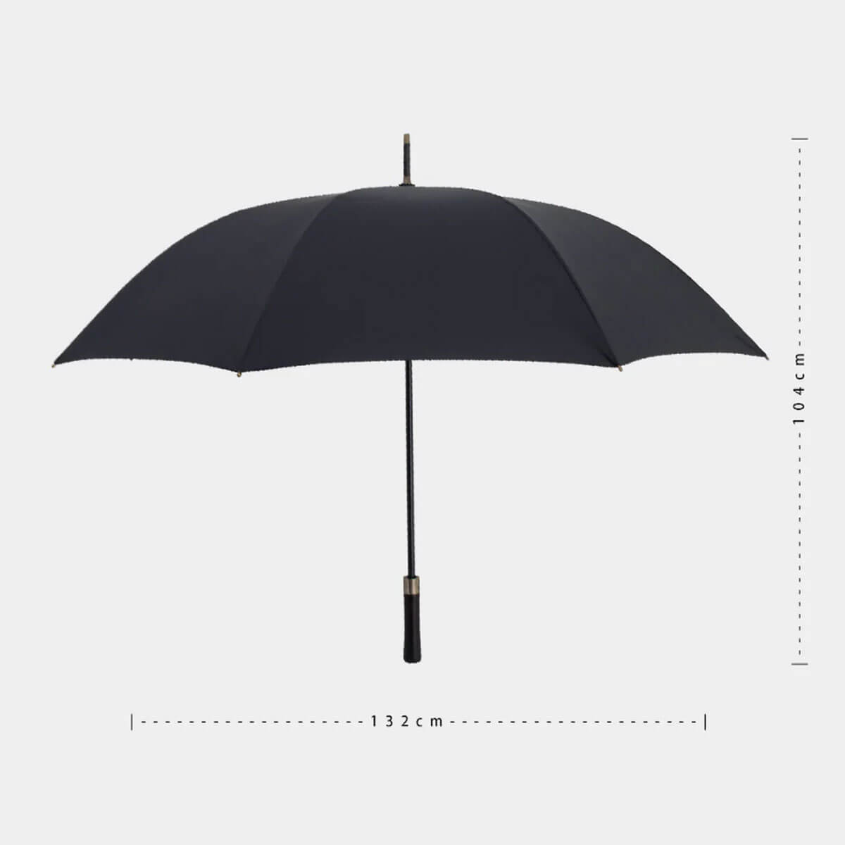 Parasol długi z automatycznym otwieraniem i drewnianą rączką