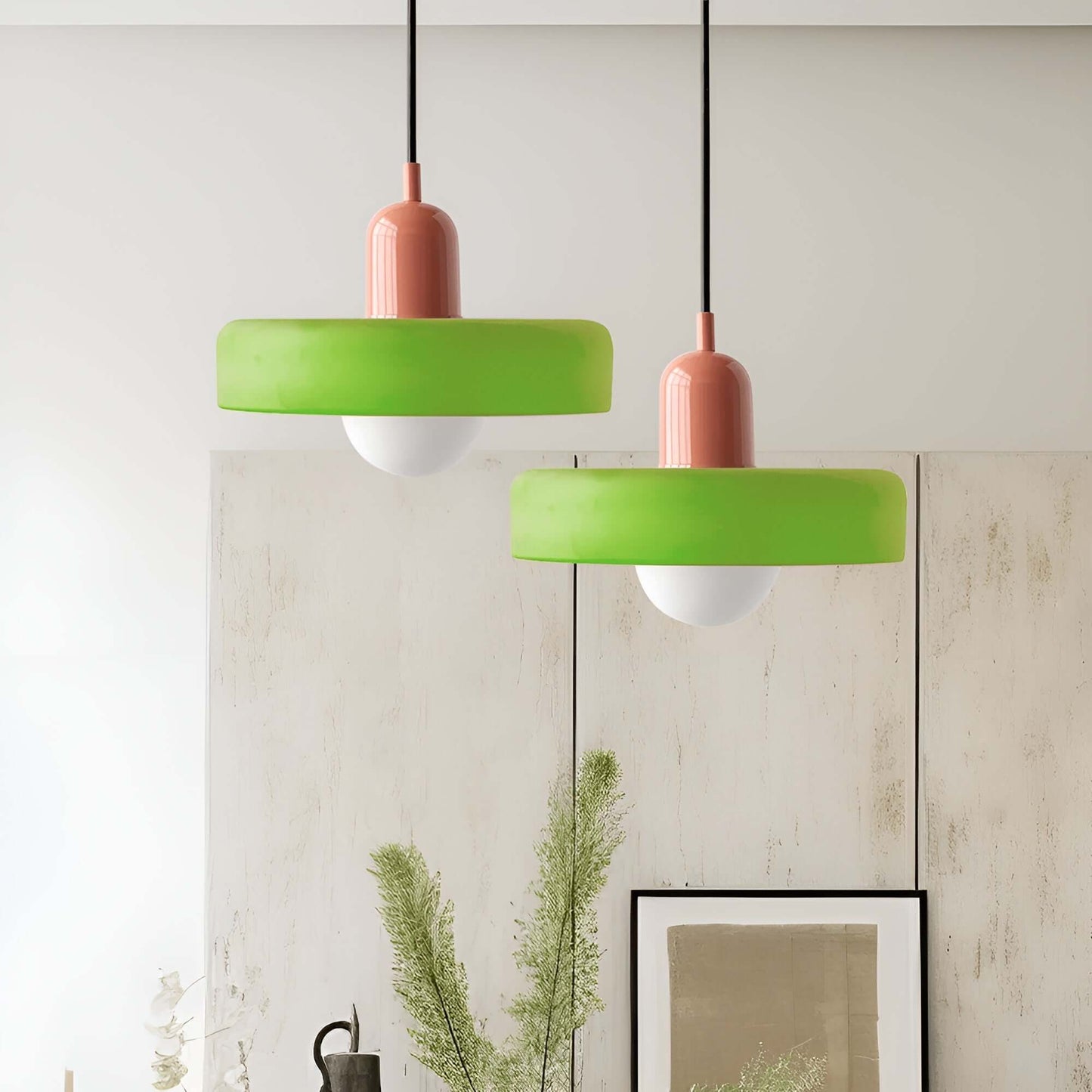 Variant image for Szklana Lampa Wisząca Bauhaus z Regulowanym Zawieszeniem – Nowoczesna Lampa do Salonu, Minimalistyczny Żyrandol-39