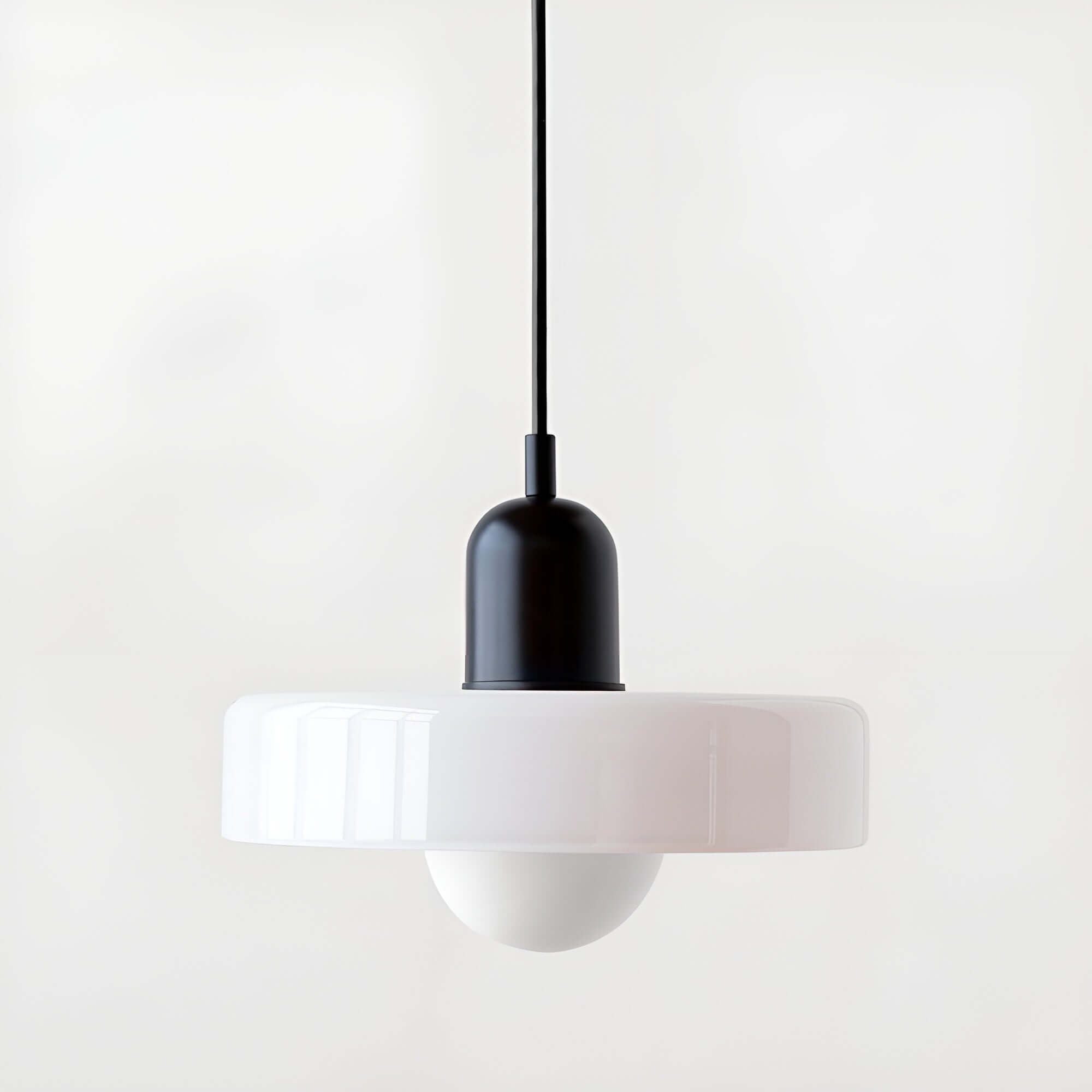 Variant image for Szklana Lampa Wisząca Bauhaus z Regulowanym Zawieszeniem – Nowoczesna Lampa do Salonu, Minimalistyczny Żyrandol-29