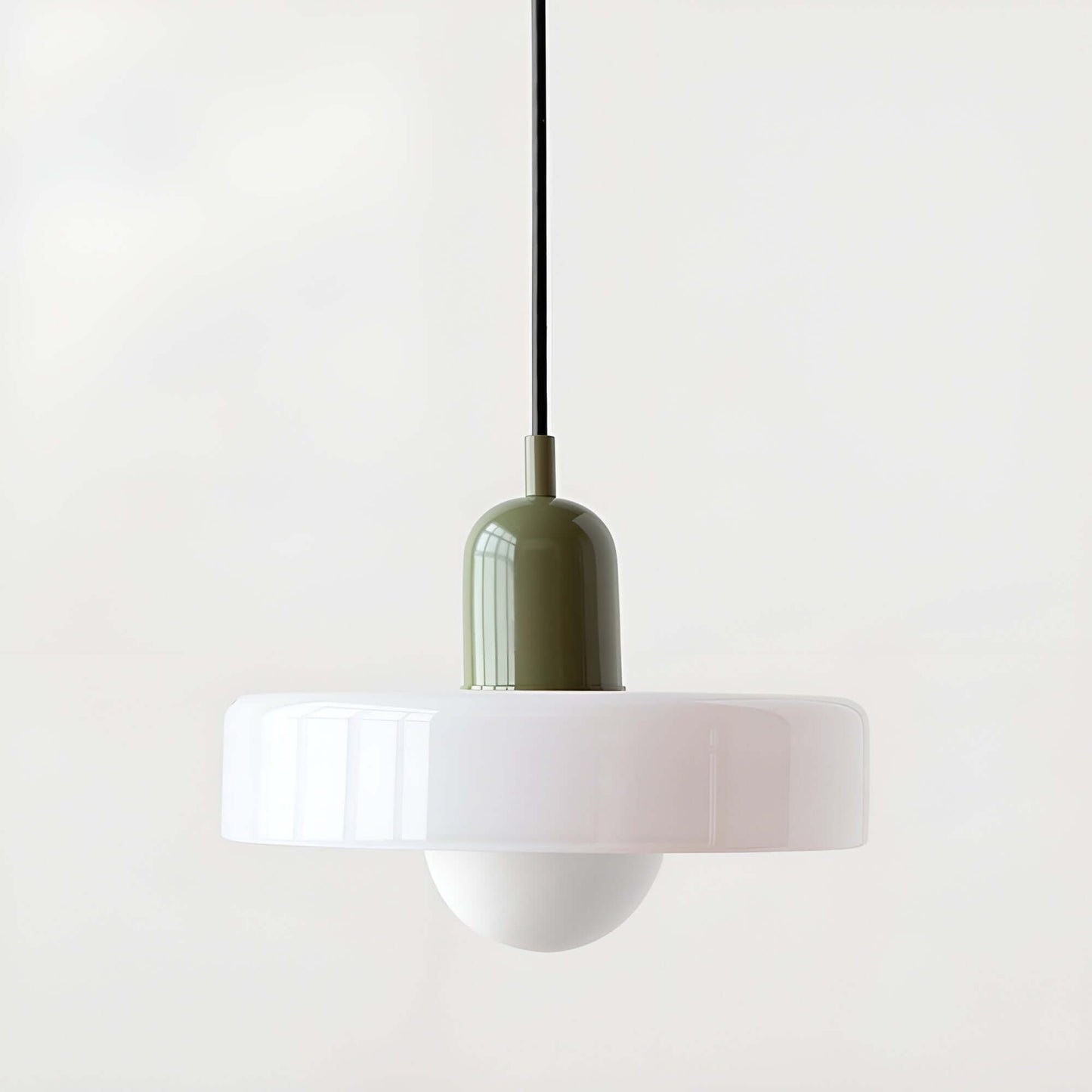 Variant image for Szklana Lampa Wisząca Bauhaus z Regulowanym Zawieszeniem – Nowoczesna Lampa do Salonu, Minimalistyczny Żyrandol-31
