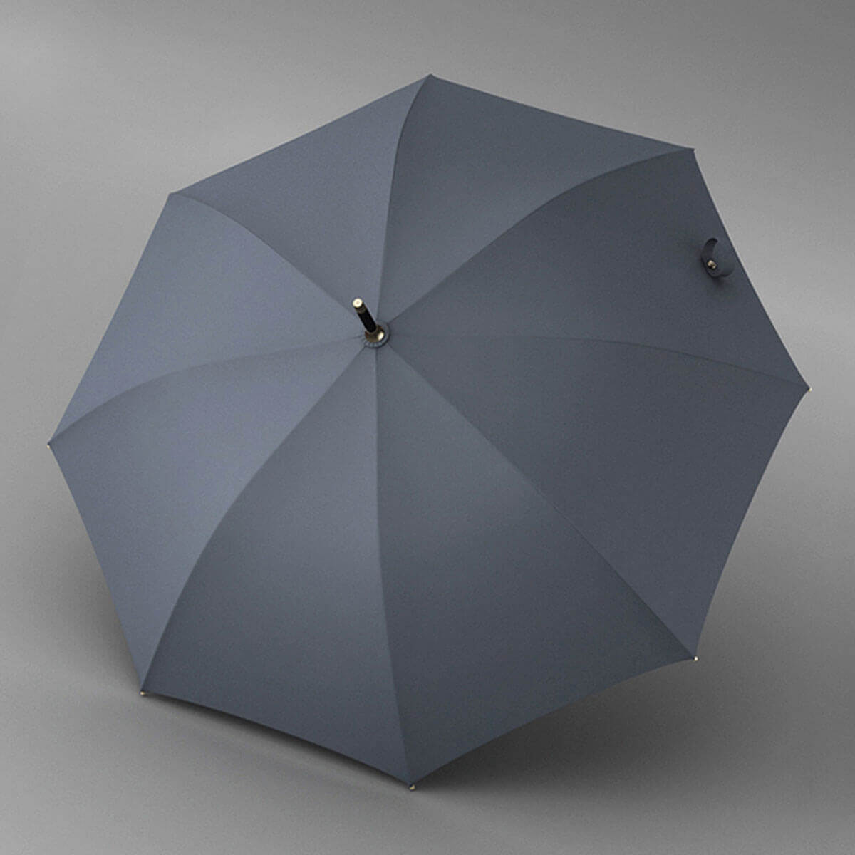 Długi parasol klasyczny prezentowany w eleganckiej aranżacji