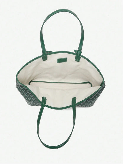 Torba studencka damska PVC w kolorze niebieskim